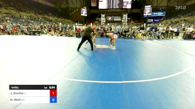 144 lbs Cons 64 #1 - Jayden Bowles, FL vs Nicholas Melfi, MD