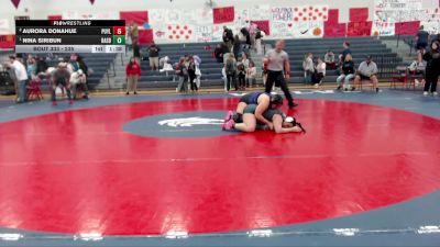 235 lbs 1st Place Match - Nina Siribun, Raymond/South Bend (Girls) vs Aurora Donahue, Puyallup (Girls)