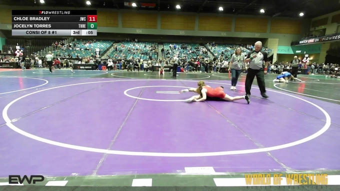 98 lbs Consi Of 8 #1 - Eliza Gutierrez, Falcon Wrestling vs Eilie May ...