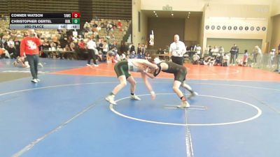 117-H2 lbs 3rd Place - Conner Watson, TAWC vs Christopher Oertel, Ridley