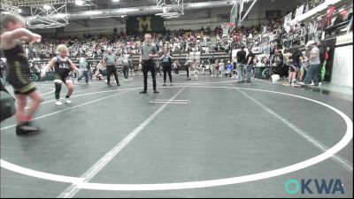 130 lbs Rr Rnd 3 - Sage Davis, Marlow Outlaws vs Jayci Thompson, Little Axe Takedown Club