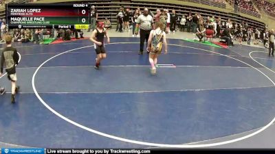 85-91 lbs Round 4 - Zariah Lopez, Montrose Elite vs Maquelle Pace, Champions Wrestling Club