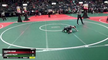 55 lbs Quarterfinal - Lorenzo Palfy, NBHA vs Easton Hone, MLW2