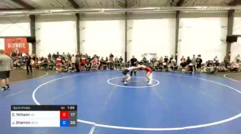 63 kg Semifinal - Cameron Milheim, M2 Black vs Joshua Sharron, Doughboy Red