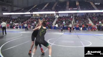 80 lbs Cons. Round 1 - Henleigh Sutherlin, Raider vs Hadlei Carey, Smoky Valley