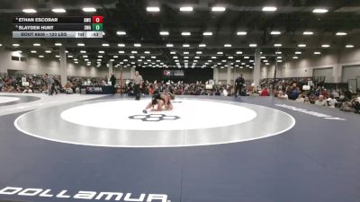 120 lbs Quarters - Slayden Hunt, Shelton Wrestling Academy vs Ethan Escobar, Granite Wrestling Club