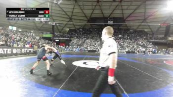 Boys 2A 150 lbs Champ. Round 1 - Roman Gumm, Rogers (Spokane) vs Levi Ralston, Lindbergh