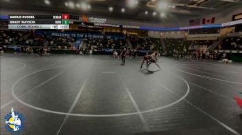 190 lbs Cons. Round 3 - Darius Russel, DeKalb vs Brady Wayson, Don Bosco