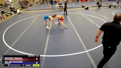 126 lbs Cons. Semi - Anthony Nichols, Edina Wrestling Association vs Walker Gaulrapp, Pinnacle