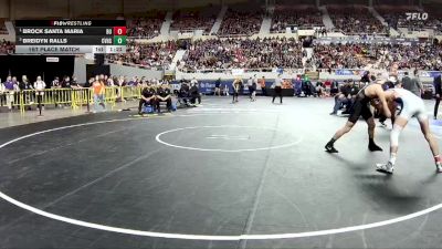 120-D2 1st Place Match - Brock Santa Maria, Buena High School vs Breidyn Ralls, Canyon View High School