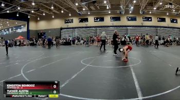 72 lbs Round 3 (8 Team) - Kingston Behrooz, Richmond WC vs Tucker Austin, Crossroads Wrestling