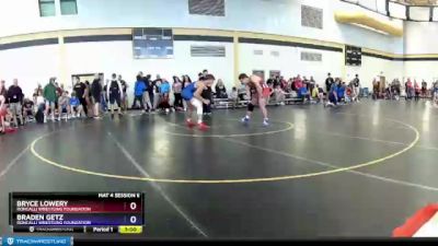 160 lbs Quarterfinal - Bryce Lowery, Roncalli Wrestling Foundation vs Braden Getz, Roncalli Wrestling Foundation