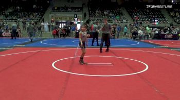 50 lbs Rr Rnd 5 - Pyper Holladay, Clinton Youth Wrestling vs Kassidy Furra, Tulsa Blue T Panthers