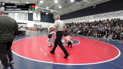 106 lbs Quarterfinal - Cadence Harrell, Mayfair vs Caden Chan, San Clemente