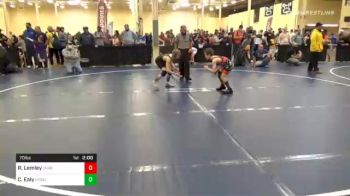 70 lbs Prelims - Robert Lemley, Charleroi vs Clayton Ealy, McGuffey