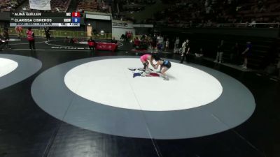 125 lbs Cons. Quarters - Alina Guillen, Iron Wrestling Club vs Clarissa Cisneros, Northview High School Wrestling