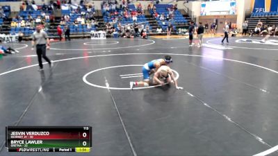 113 lbs Round 3 - Bryce Lawler, Gretna vs Jesvin Verduzco, Kearney JV