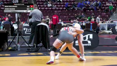 136 lbs Consi 2 - Miah Molinaro, Hazleton Area-G vs Josie Mason, West Greene-G