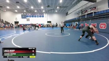 160 lbs Champ. Round 2 - Daven Hames, Cheyenne East vs Jayce Berry, Natrona County