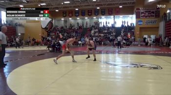 165 lbs Cons. Round 4 - Nolan Schuetz, Cornell College vs Brennen Green, Grand View (Iowa)