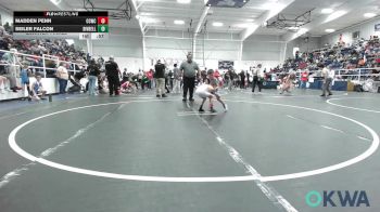 46 lbs Quarterfinal - Madden Penn, Cotton County Wrestling Club vs Seiler Falcon, Division Bell Wrestling