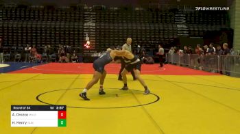 184 lbs Prelims - Anthony Orozco, Menlo vs Hayden Henry, Highline College