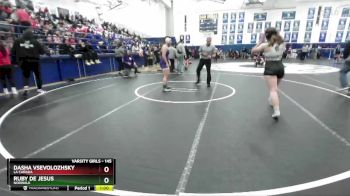 145 lbs Cons. Round 2 - Dasha Vsevolozhsky, La Cañada vs Ruby De Jesus, Norwalk