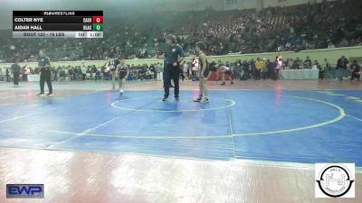 76 lbs Consi Of 16 #1 - Colter Nye, Cashion vs Aidan Hall, Blackwell