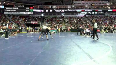 3A-157 lbs Cons. Round 4 - Gabe Rubino, Waukee Northwest vs Dominic Tigner, Norwalk