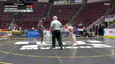 215 lbs Consi 1 - Brody Spindler, Pittston Area vs Zion Essington, Stroudsburg