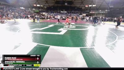 132 lbs Quarterfinal - Ruben Ruiz, Mat Demon Wrestling Club vs Emmanuel Herrera, Washington