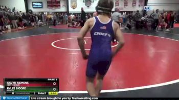 106 lbs Round 2 - Gavyn Siemens, Fort Madison vs Rylee Moore, Keokuk