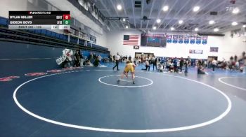 126 lbs Cons. Round 3 - Gideon Boyd, Lingle-Ft. Laramie/Southeast vs Dylan Miller, South