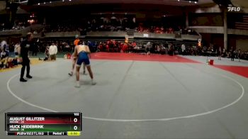 102 lbs Semis & 1st Wrestleback (8 Team) - August Gillitzer, Rocori vs Huck Heidebrink, Adrian
