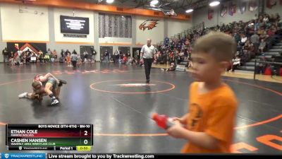 BN-10 lbs Semifinal - Cashen Hansen, Waverly Area Wrestling Club vs Ethan Cole, Marion Wolves