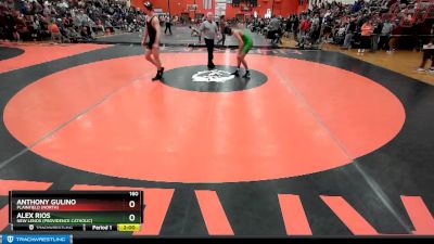 160 lbs Cons. Round 2 - Anthony Gulino, Plainfield (NORTH) vs Alex Rios, New Lenox (PROVIDENCE CATHOLIC)