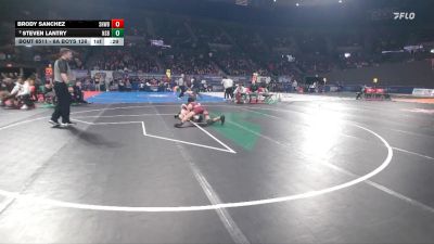 6A Boys 126 lbs Cons. Round 5 - Brody Sanchez, Sherwood Boys vs Steven Lantry, North Salem Boys
