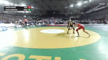 Boys 1A 144 lbs Quarterfinal - Gavin Compton, Mount Baker vs Aerian Benes, Castle Rock