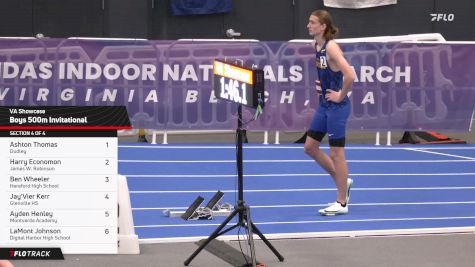 High School Boys' 500m, Finals 4