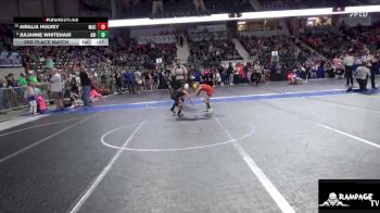 50 lbs 3rd Place Match - Airalia Hulvey, MAC vs Julianne Whitehair, Abilene