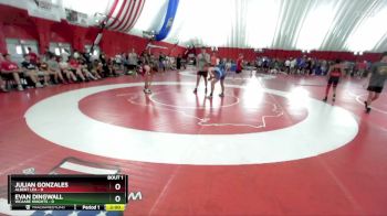 120 lbs Champ Round 1 (16 Team) - Julian Gonzales, Albert Lea vs Evan Dingwall, WCAABE Knights