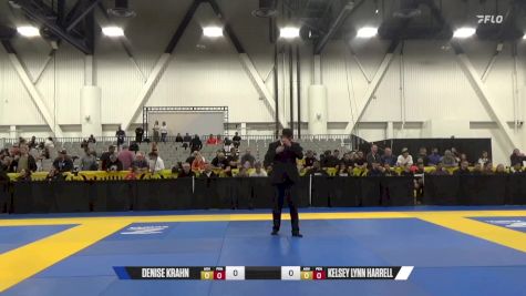 Kelsey Lynn Harrell vs Denise Krahn 2024 World IBJJF Jiu-Jitsu No-Gi Championship