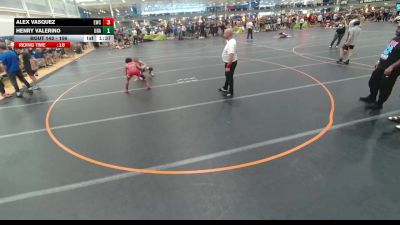 106 lbs Champ. Round 1 - Henry Valerino, Unattached vs Alex Vasquez, Unattached