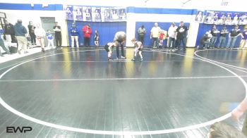 43 lbs Rr Rnd 1 - Elijah Clark, Owasso Takedown Club vs Lincoln Crow, Berryhill Wrestling Club