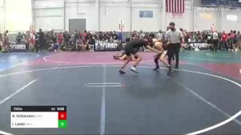 132 lbs Consi Of 16 #2 - Brock Williamson, Ford Dynasty WC vs Isaac Lopez, Socal Grappling Club