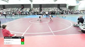 99-J lbs Quarterfinal - Brogan Kendall, Neshaminy Youth Wrestling vs Bradon Binetti, Olympic