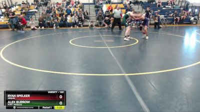 120 lbs Round 2 - Ryan Spelker, Sequim vs Alex Burrow, Port Angeles