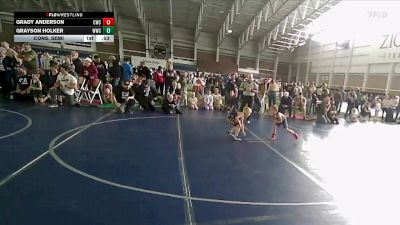 46 lbs Cons. Semi - Grady Anderson, Champions Wrestling Club vs Grayson Holker, Westlake Wrestling Club