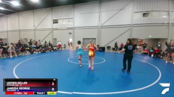 112 lbs Round 3 (8 Team) - Jayden Keller, Missouri Fire vs Janessa George, Colorado