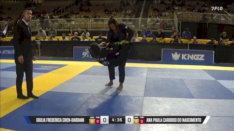 Ana Paula Cardoso Do Nascimento vs Giulia Frederica Chen-Dardani 2025 Pan Jiu Jitsu IBJJF Championship
